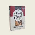 A box of Kea Cookies Gluten Free Choc Chip, hand-made in NZ.