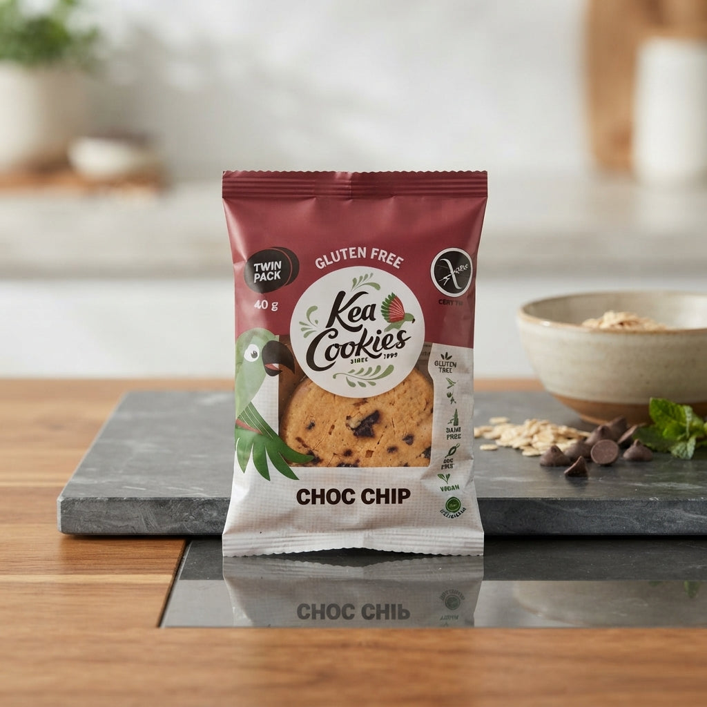 twin pack of kea cookies, vegan, gluten free