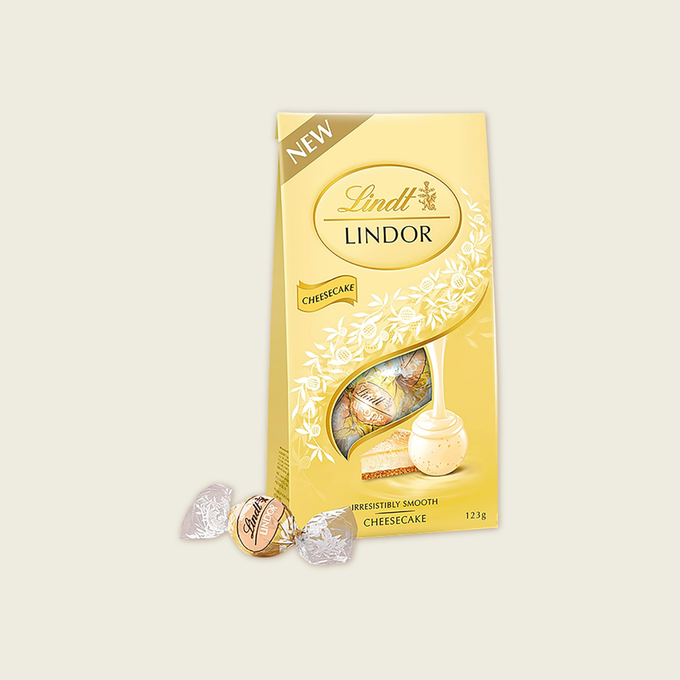 Lindor Cheesecake Chocolates in pet loss sympathy gift box from Rainbow Bridge Comfort.