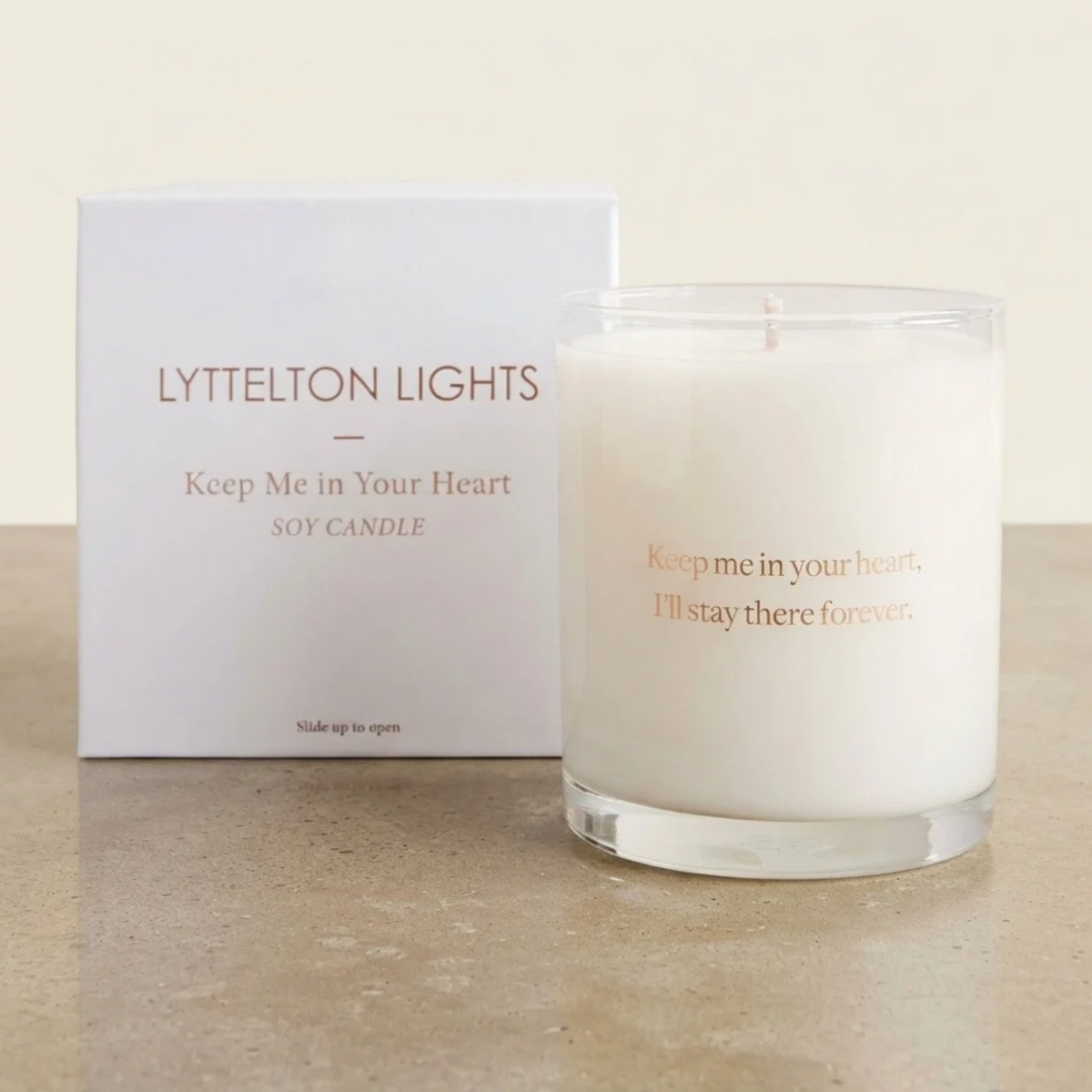 Lyttelton Lights candle in the Remembrance Deluxe Pet Sympathy Gift Box from Rainbow Bridge Comfort.