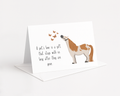 Sympathy Card Horse