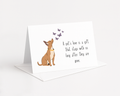 Sympathy Card Dog