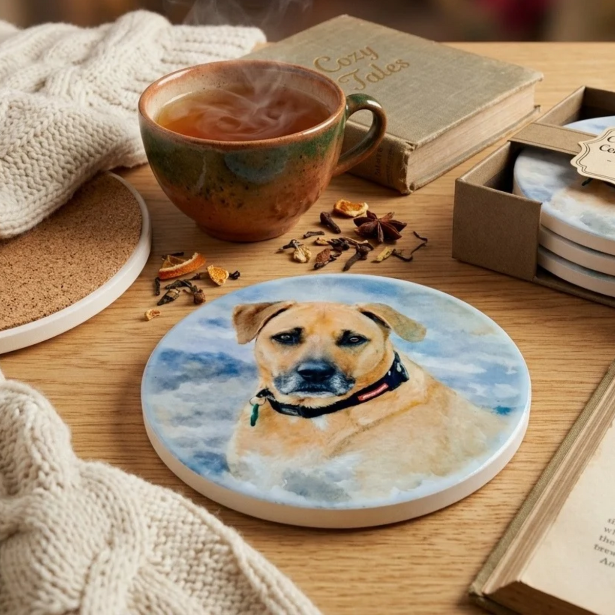Custom Ceramic Coaster (single)