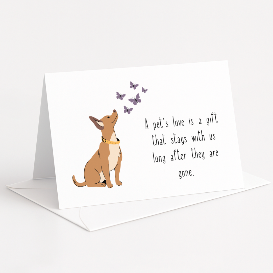 Pet Loss Sympathy Cards