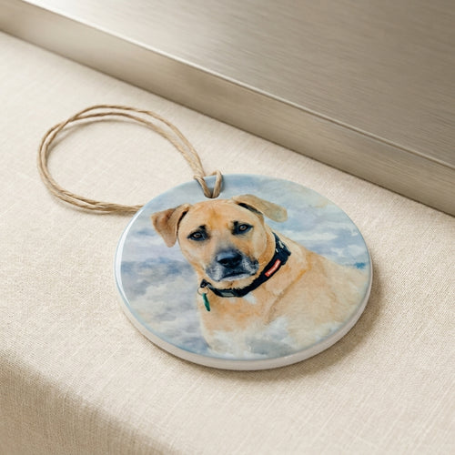 Personalised ceramic cat ornament custom pet memorial keepsake gift NZ