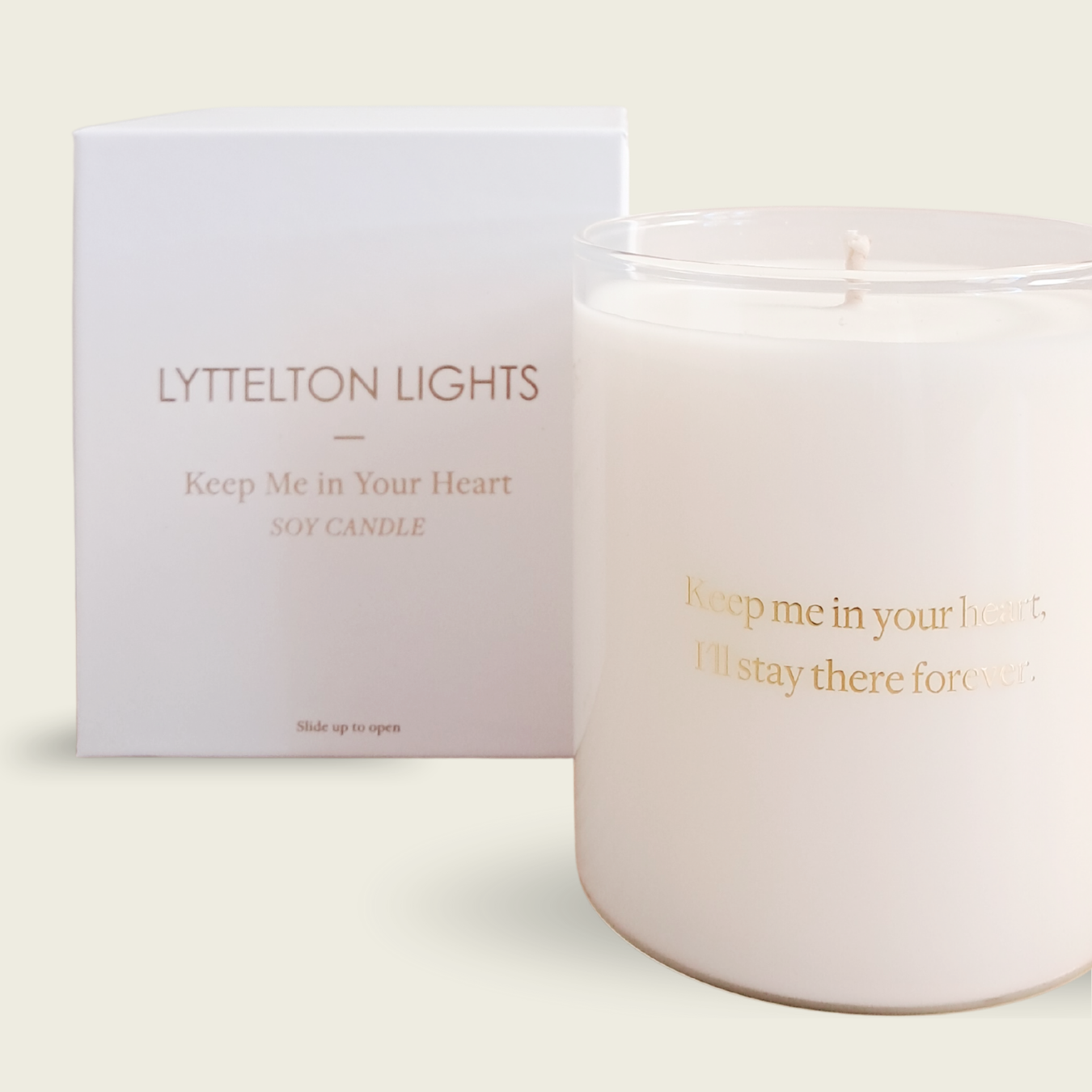 Lyttelton Lights candle in the Remembrance Deluxe Pet Sympathy Gift Box from Rainbow Bridge Comfort.